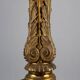Large 18th century bronze and copper church candle holder, France