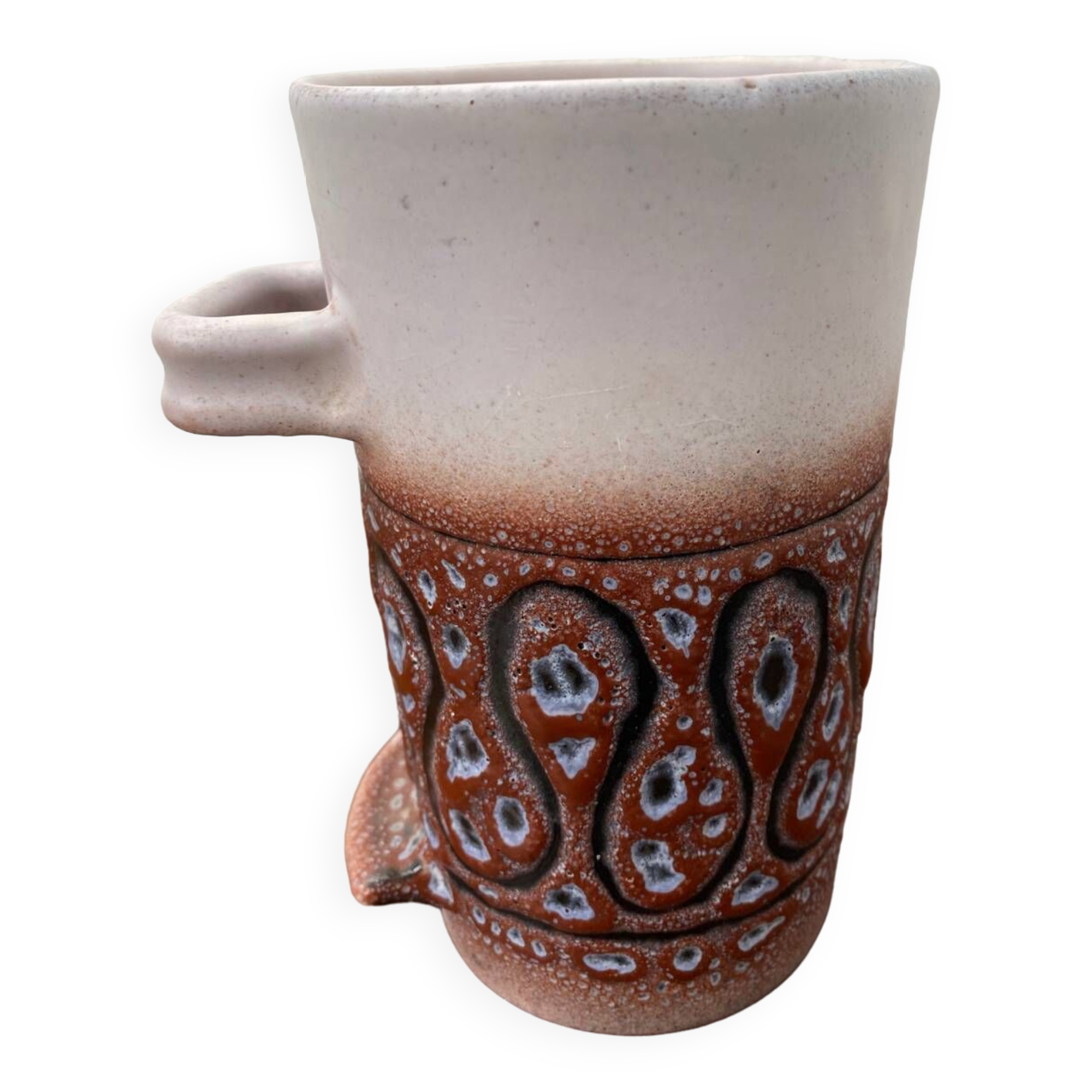 Jean Austruy stoneware vase or pitcher