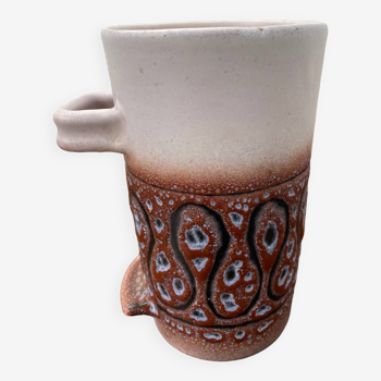 Jean Austruy stoneware vase or pitcher