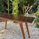 Console brésilienne en palissandre et caviuna, G Scapinelli