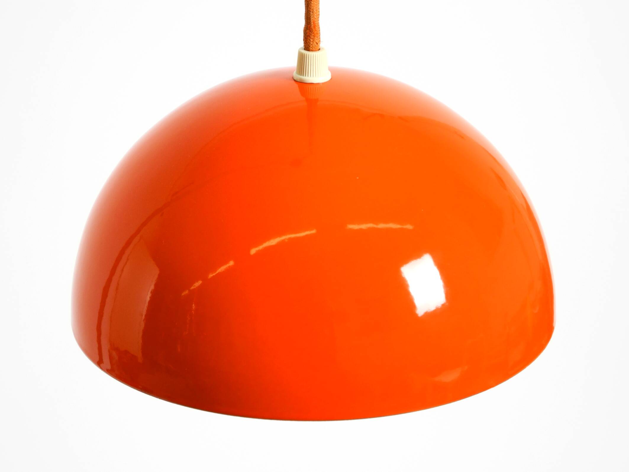 enamelled double shade Flower Pot pendant lamp by Verner Panton for Poulsen