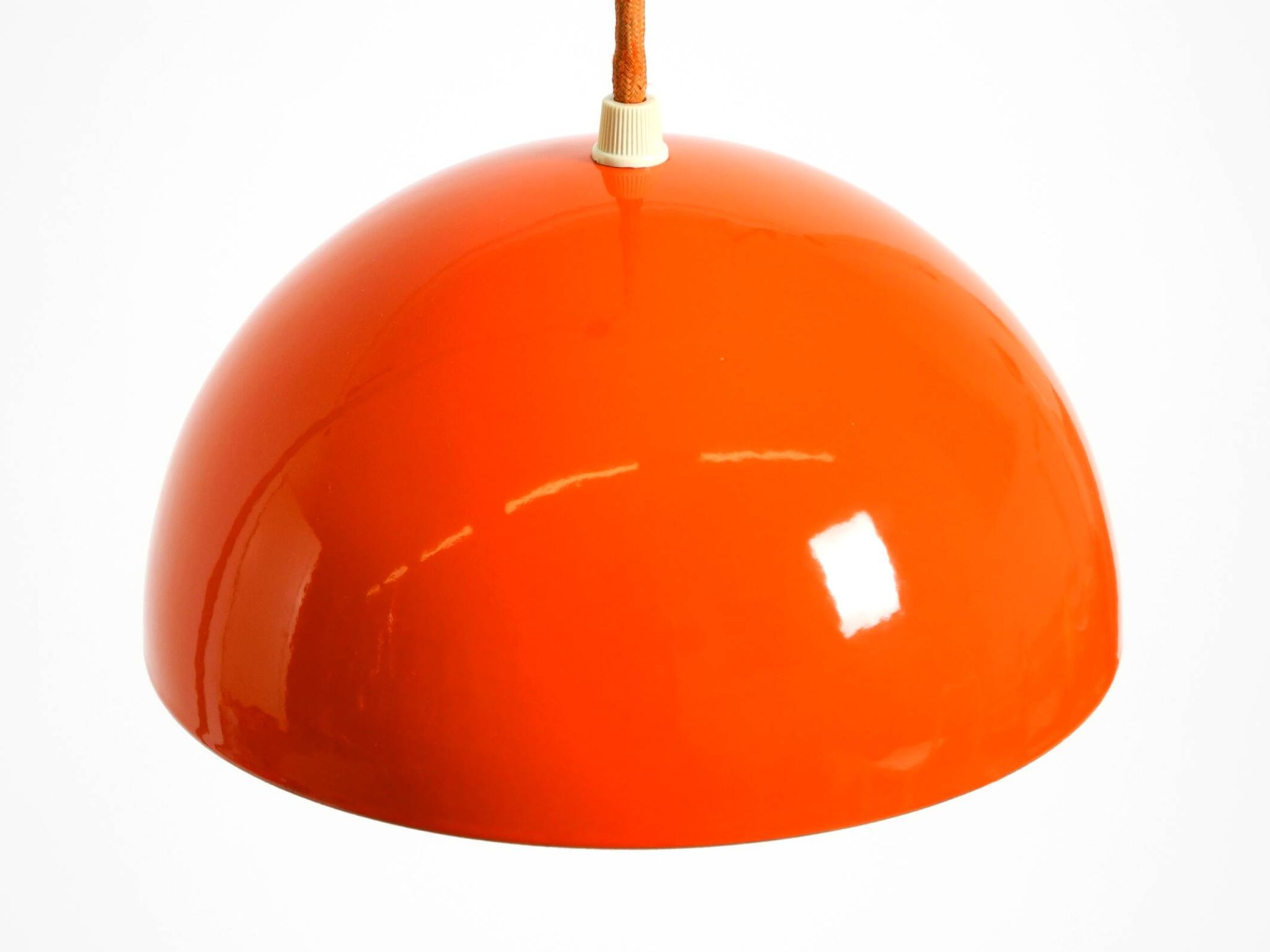 enamelled double shade Flower Pot pendant lamp by Verner Panton for Poulsen