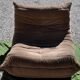 Michel Ducaroy "Togo" taupe velvet heater for Roset 70's Line