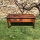 Solid wooden farm table mid-20th century