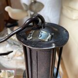 Lampe de mineur ancienne numérotée