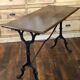 Bistro oak table
