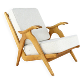 Fauteuil en chêne « Nederweert », design hollandais du milieu du siècle | Plus de pièces en stock