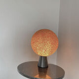 Table Lamp "Marte" with base in black marble Marquina Jonh & Silvia Reid 1960s