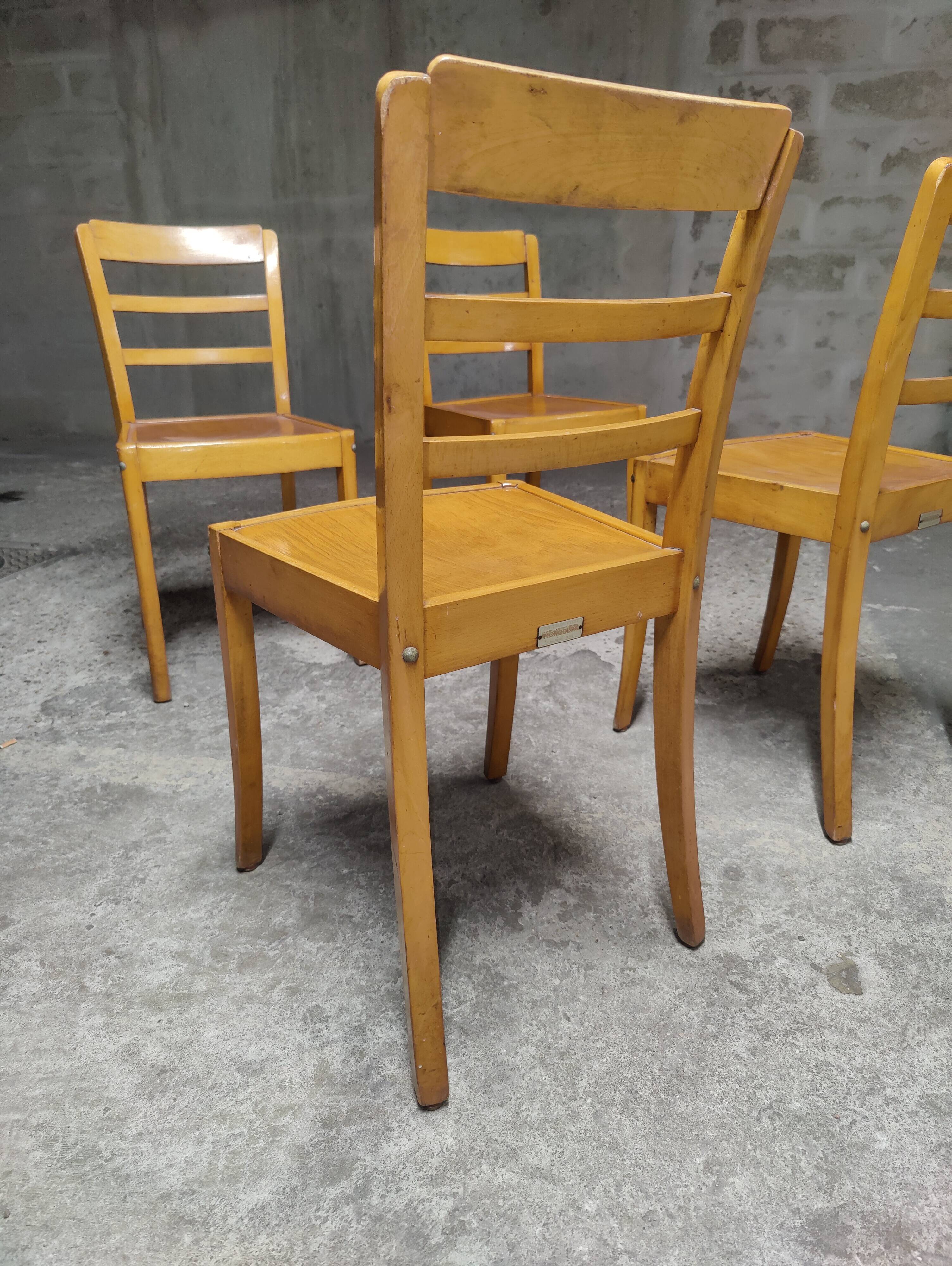 Chaises Luterma bois reconstruction