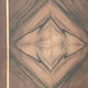 Art Deco service tray in precious wood under glass