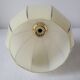 Wall lamp in opaline, brass and porcelain