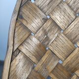 Chestnut armchair double arm