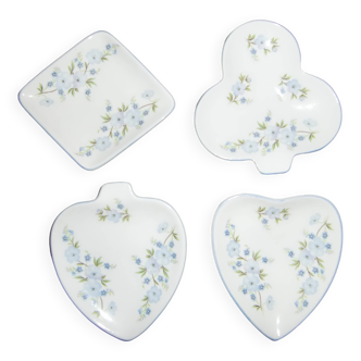 Set of 4 cups in the shape of playing card symbols