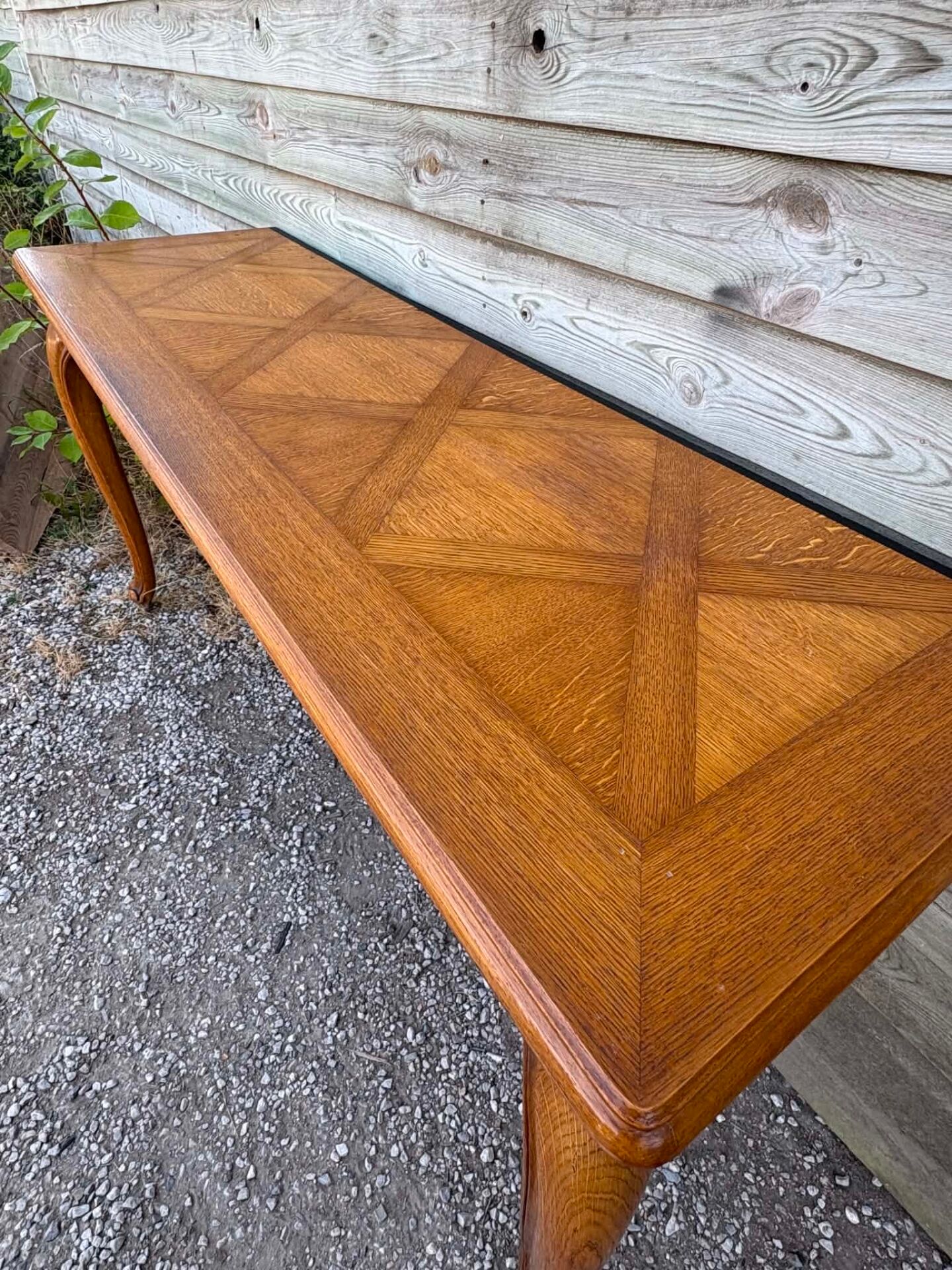Console style Louis XV en bois