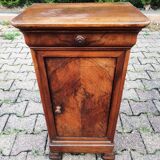 Solid walnut bedside table