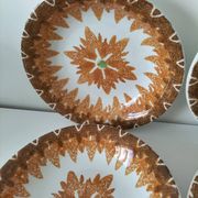 Set of 6 Vintage Italian Ironstone Plates S. Giovanni Valdarno