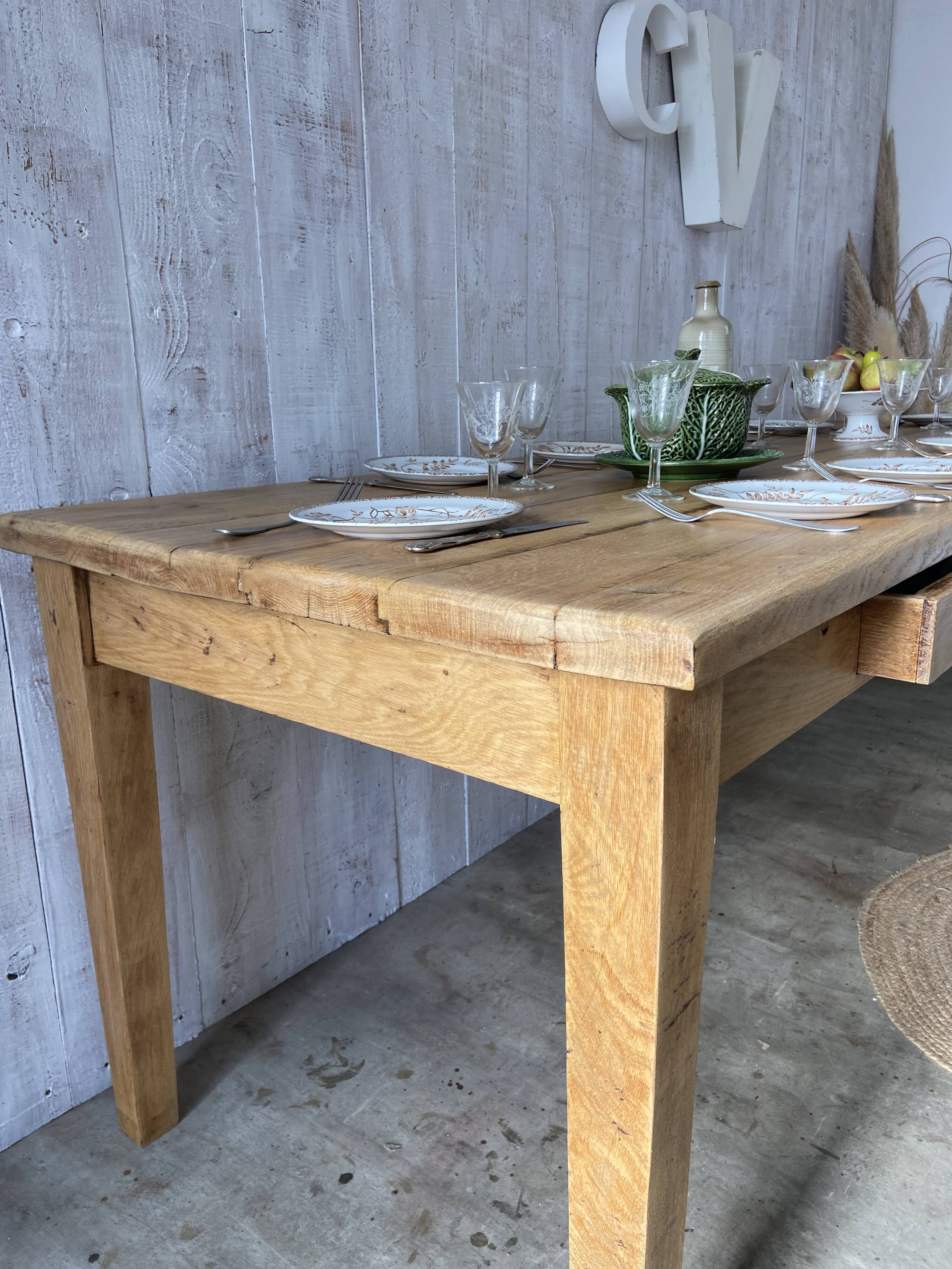 Farm table 220x80cm