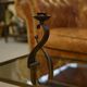 Pair of wrought iron candlesticks by Charles Piguet 1940s