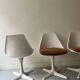 Set de 3 chaises tulipe par Maurice Burke pour Arkana, design 1970