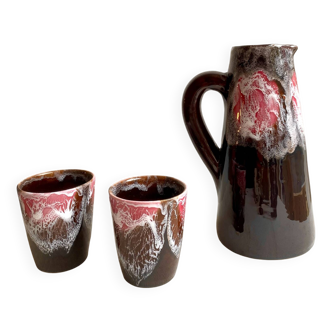 Valauris pitcher and mug