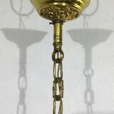 3 light bronze chandelier