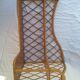 L shaped rack in rattan