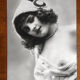 Women's Photography 2 beautiful era 1920 vintage - 24 x 36 cm