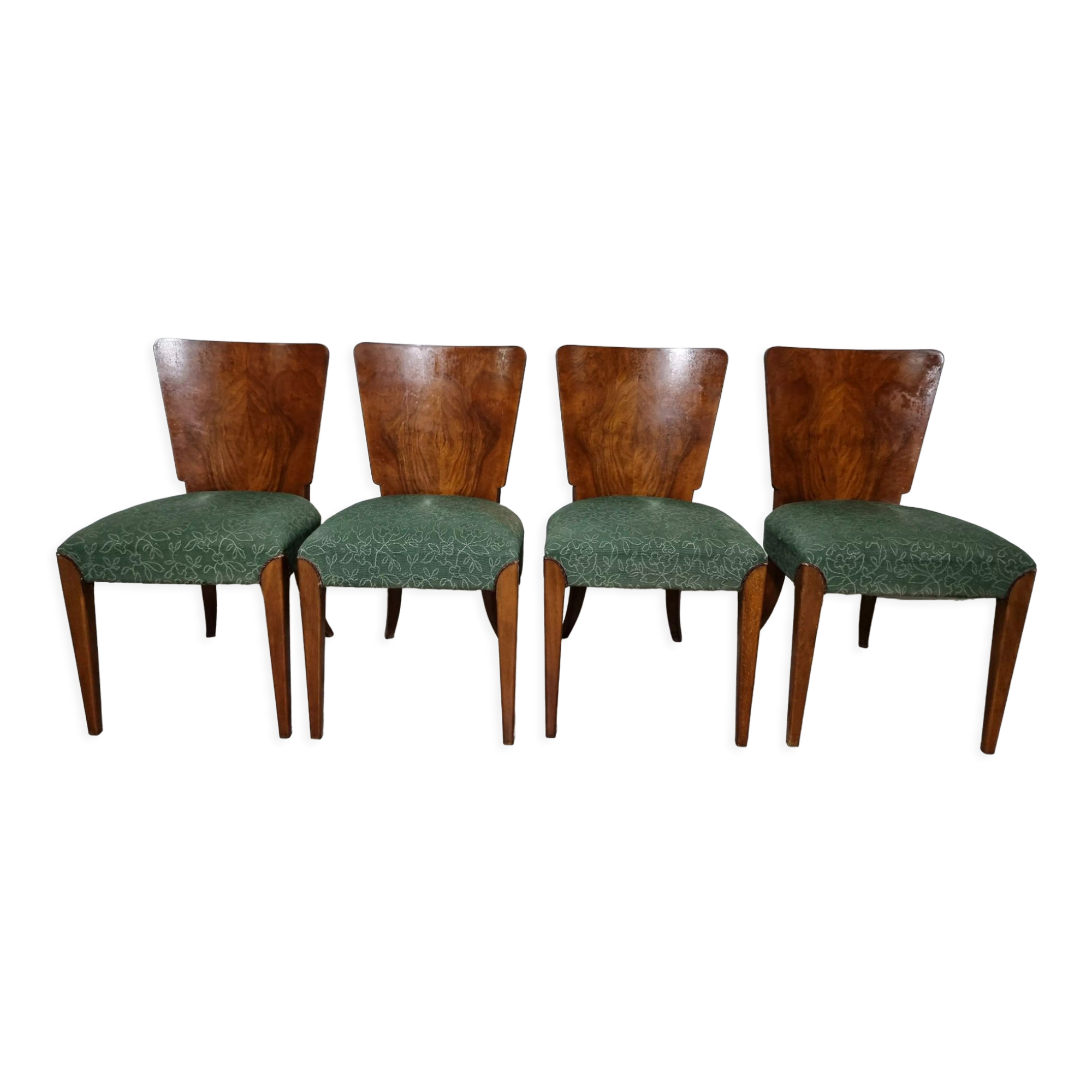 Dining chairs by Jindrich Halabala