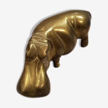 Hippopotamus brass