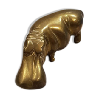 Hippopotamus brass