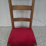 Prie dieu velours rouge