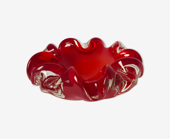 Cendrier en verre de Murano, années 1960