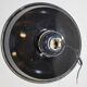 Suspension lampe industrielle atelier abat jour en métal émaillé noir vintage