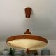 Scandinavian teak suspension Temde Leuchen 60s