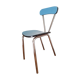 Blue formica chair