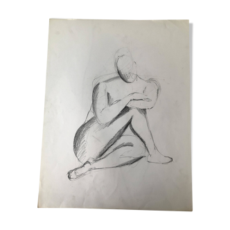 Dessin Nu Modèle Vivant Femme