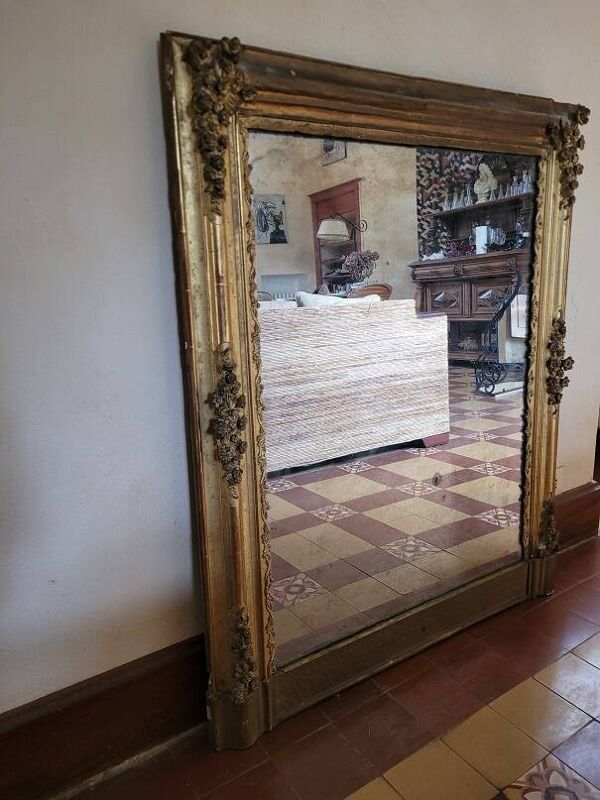 Miroir de cheminée