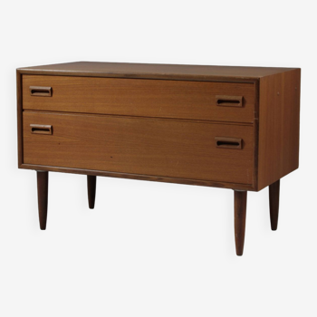 Small teak chest of drawers by Stratégie Meubelen, 1950s