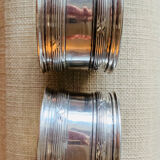 Pair of silver towel rings