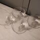 Set of 4 Baccarat crystal champagne glasses XXth