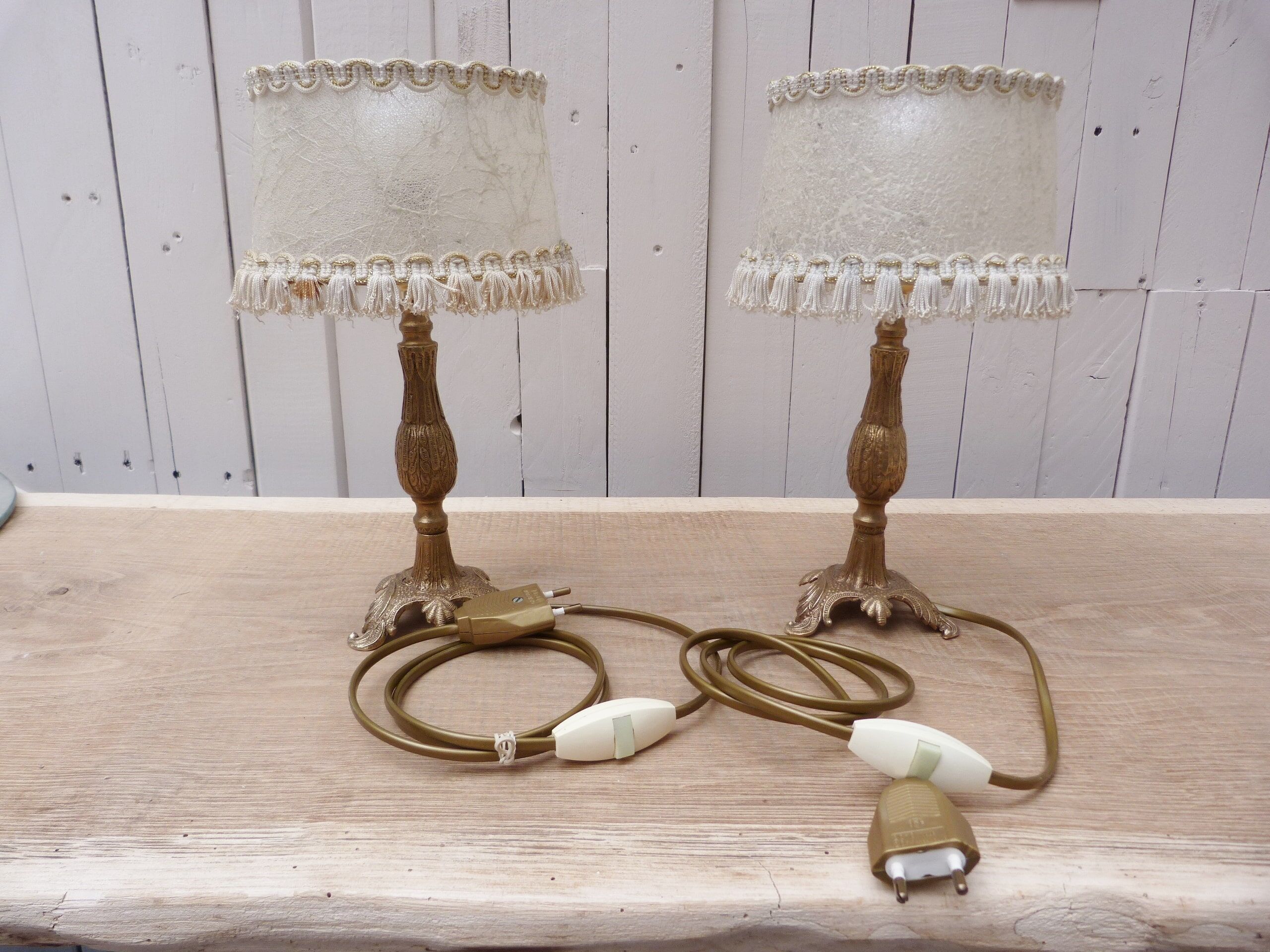 Pair of small lamps