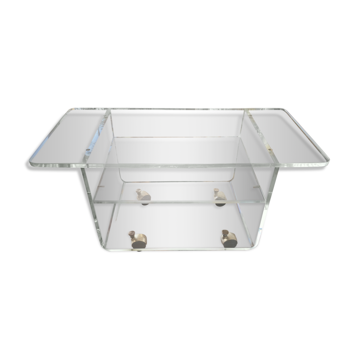 Plexiglas roller table, "Les Invisbles de Marais"