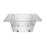 Plexiglas roller table, "Les Invisbles de Marais"