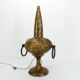 Brutalist lamp in gilded bronze Max BRE 1970