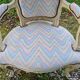 Pair of Louis XV style lacquered armchairs