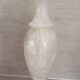 Alabaster baluster lamp base 48 cm