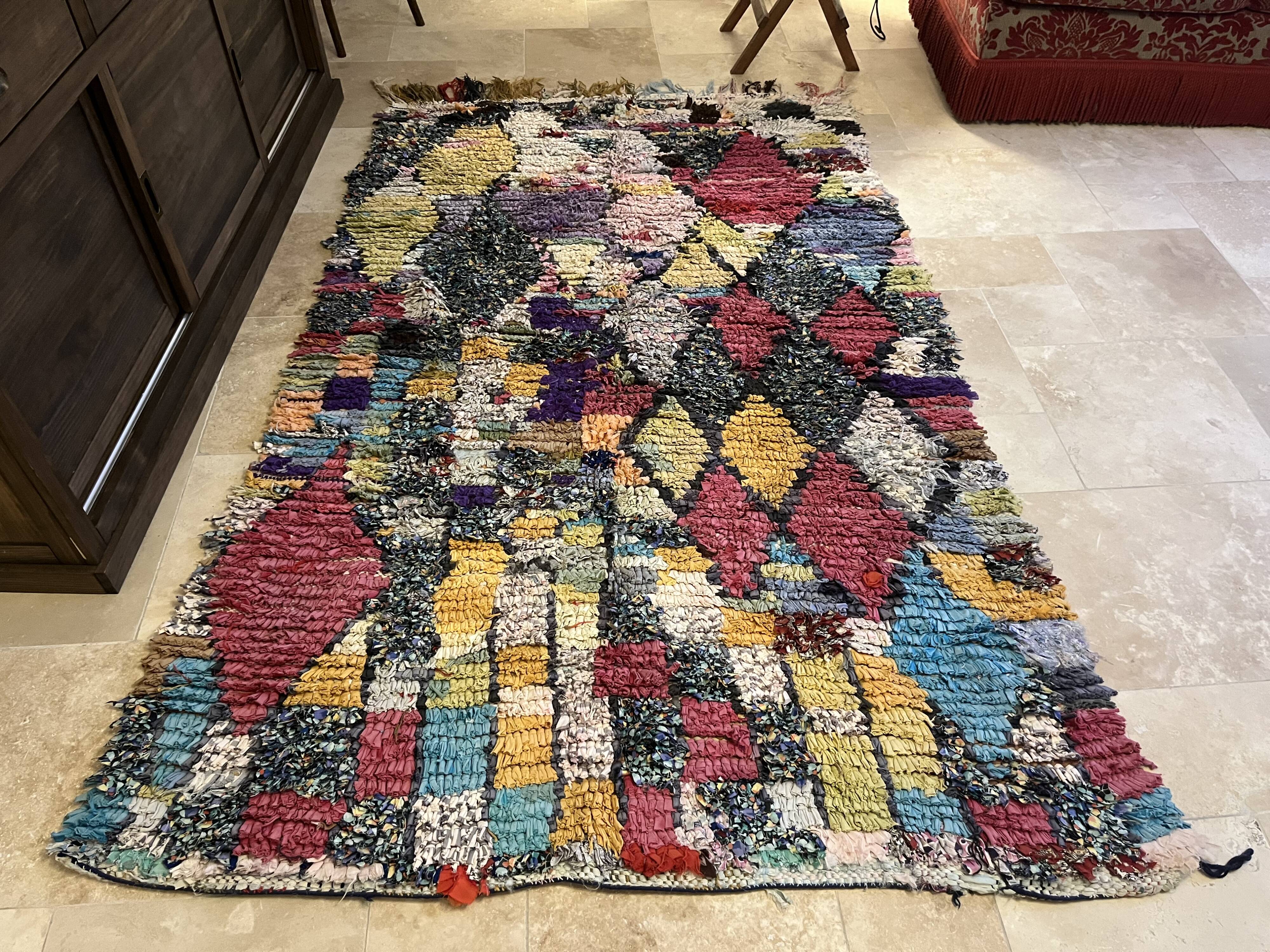 Boucherouite Berber Rug 150x230