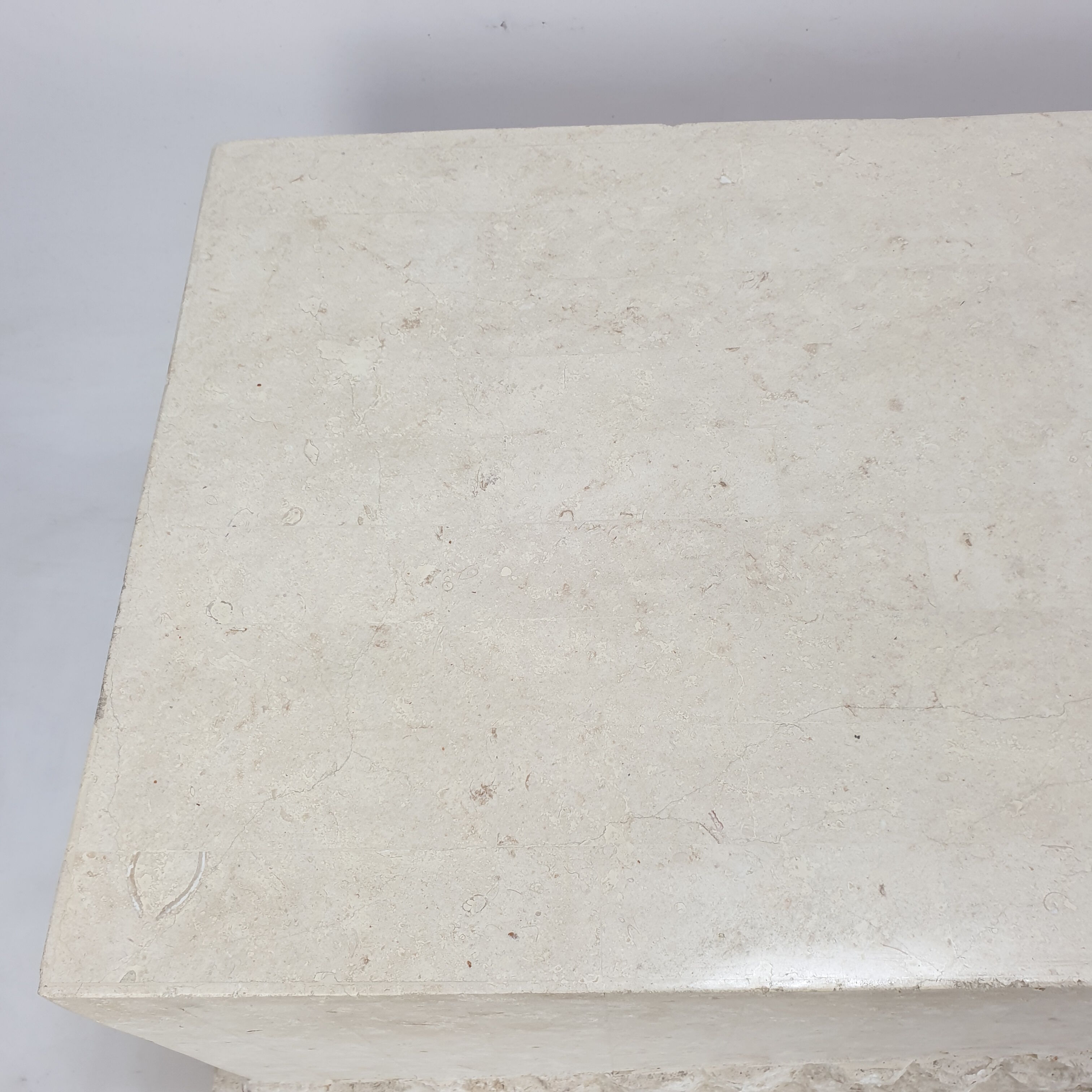 Magnussen Ponte Mactan Stone Coffee Table, 1980s