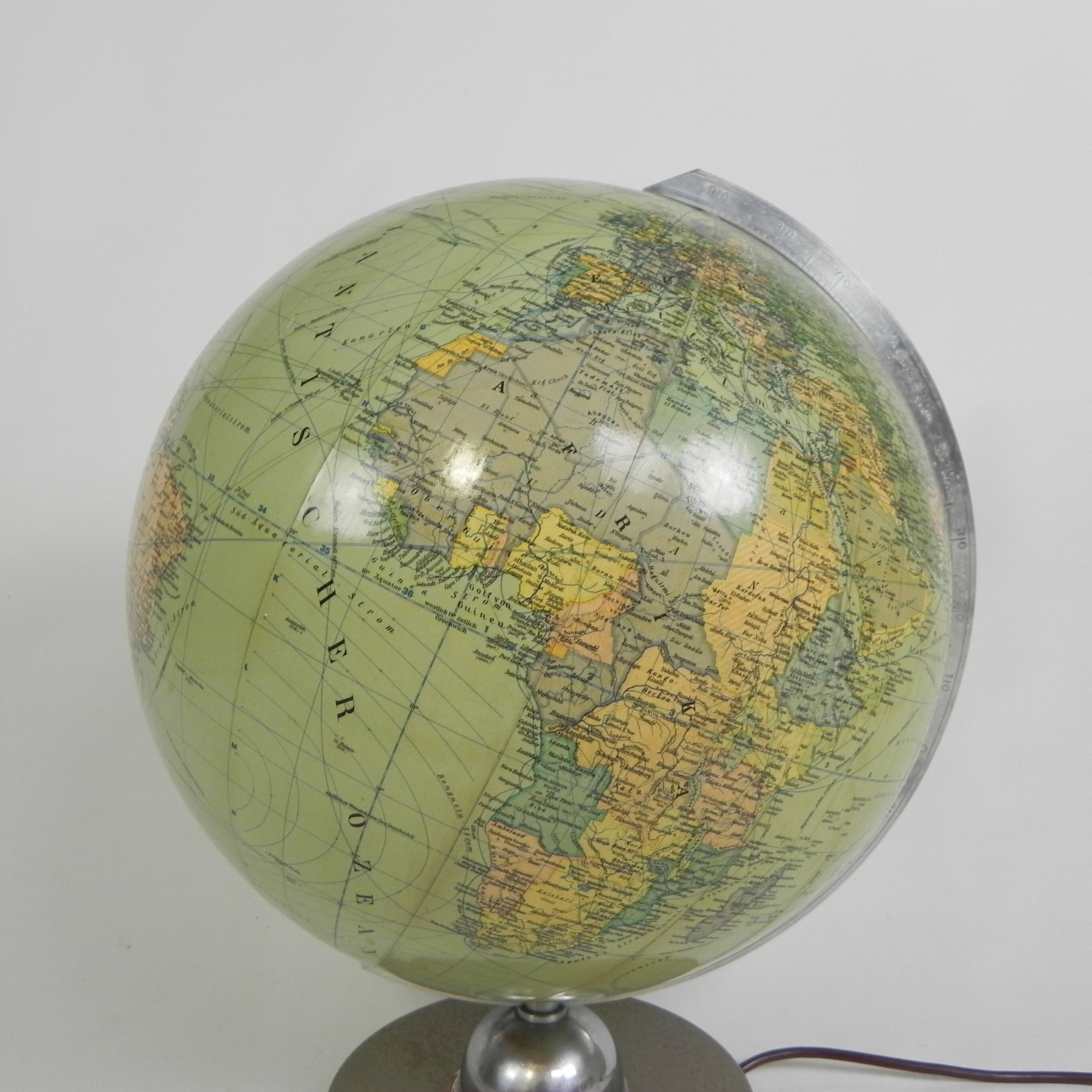 Luminous globe JRO Globus, 1960s