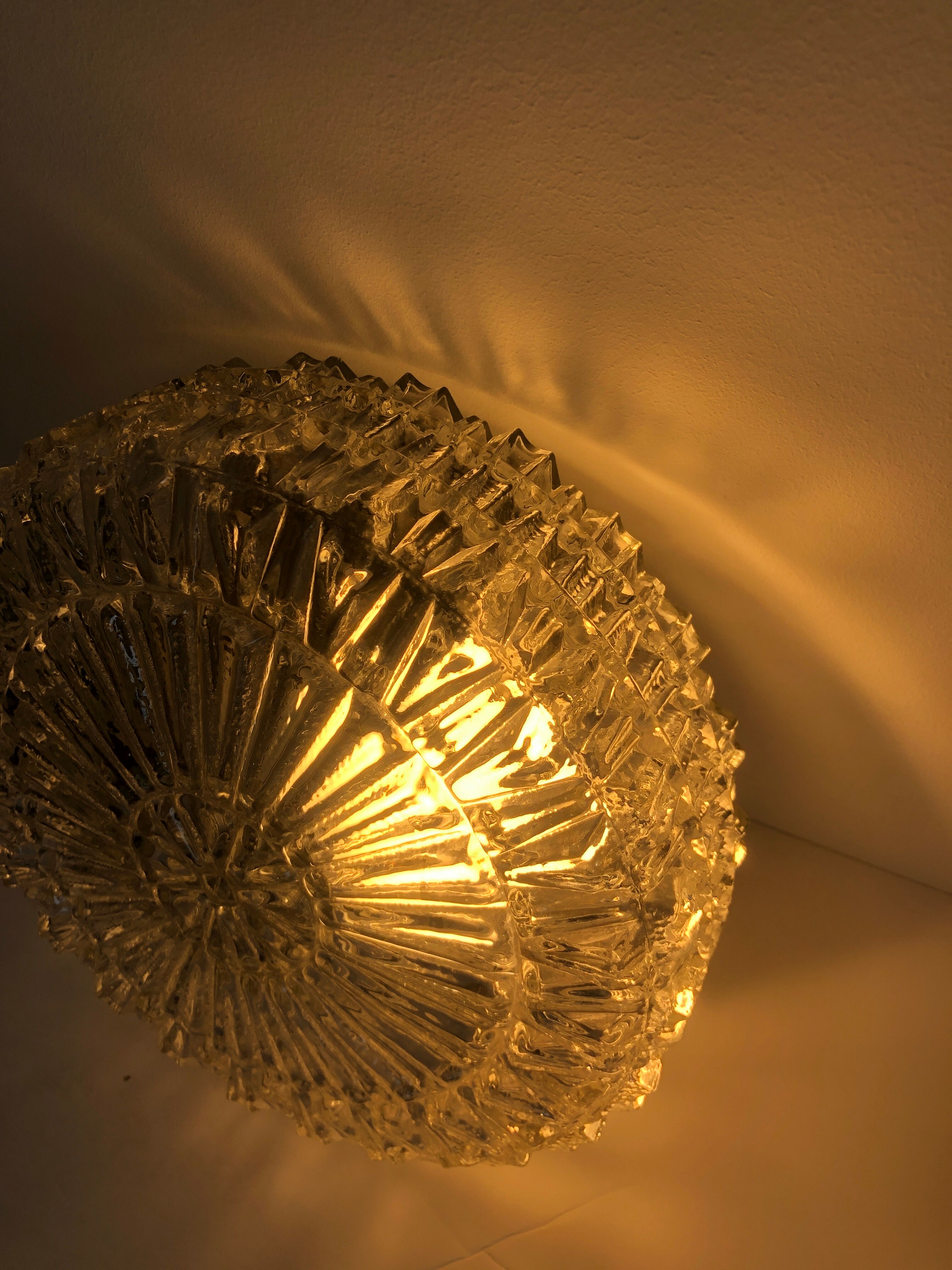 Vintage round ceiling lamp RZB